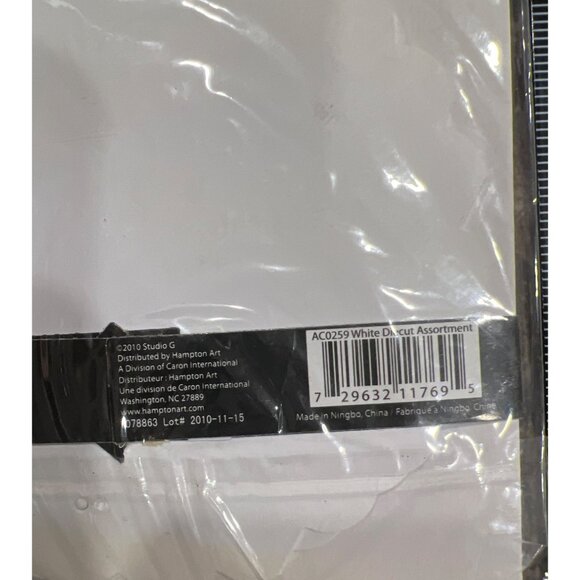 Studio G I-Craft White diecut Assortment Cards & Envelopes For Crafting AC0259 - Picture 2 of 2